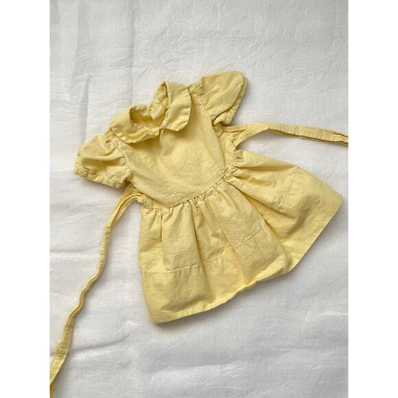 Vintage Other - Adorable Vintage Yellow Doll Dress